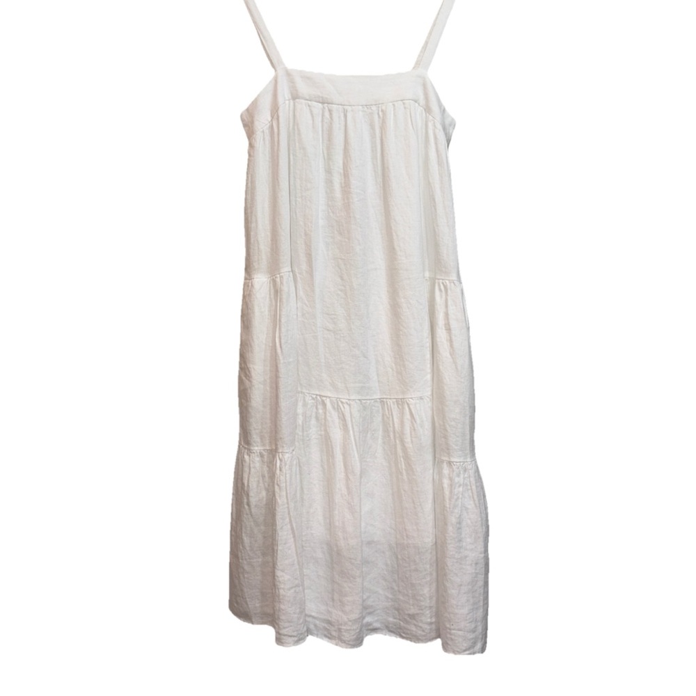 NWT QUINCE 100% European Linen Trapeze Midi
Dress. White. Size Small. - Picture 8 of 9